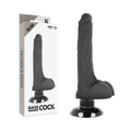 BASECOCK - VIBREUR RÉALISTE 2-1 NOIR 18,5 CM -O- 4 CM