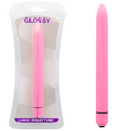 GLOSSY – SCHMALER VIBRATOR TIEFDUNKELROT