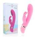 INTENSE - VIBRATEUR LAPIN SILICONE OSCILLANT SUSY ROSE