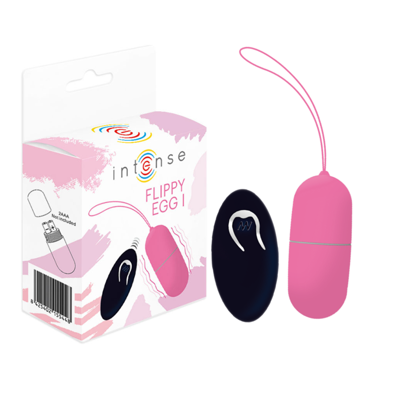 INTENSE - FLIPPY I VIBRIERENDES EI MIT FERNBEDIENUNG PINK