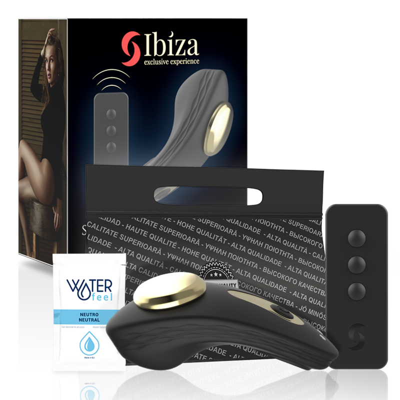 IBIZA - CULOTTE VIBRANTE EN SILICONE TÉLÉCOMMANDÉE
