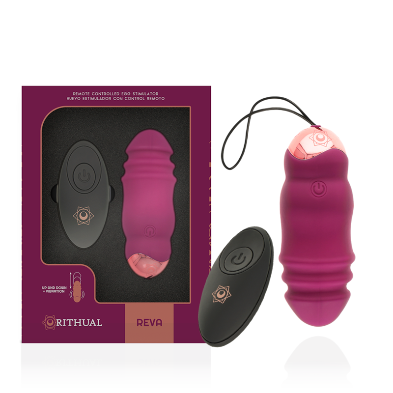 RITHUAL - SYSTÈME HAUT&BAS TÉLÉCOMMANDÉ AVEC VIBRATION POUR ŒUF REVA