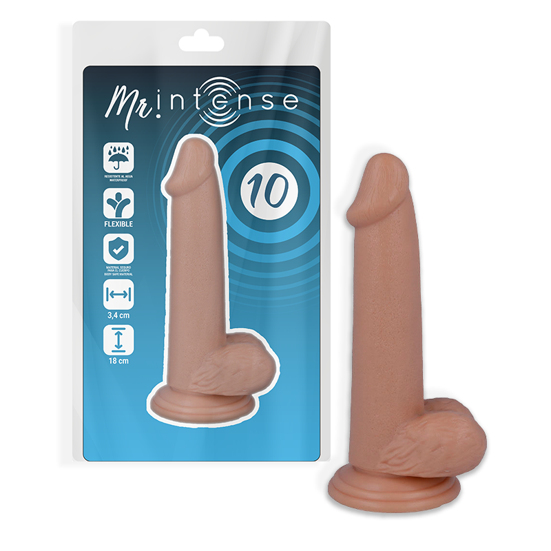 MR INTENSE - PÉNIS 10 RÉALISTE 18 CM -Ø- 3.4 CM