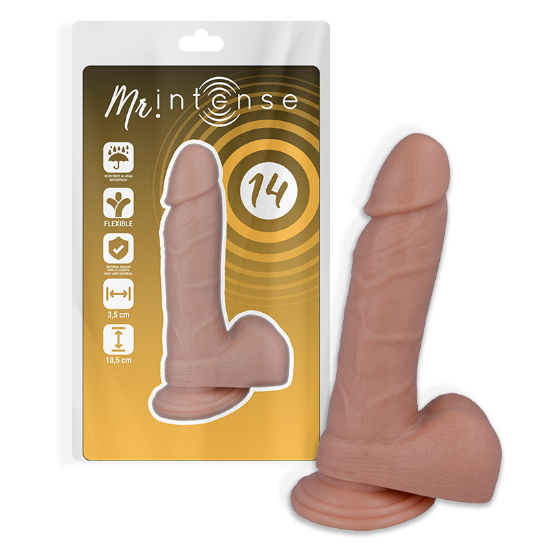 MR INTENSE - 14 ZIZIS RÉALISTES 18,5 CM -O- 3,8 CM