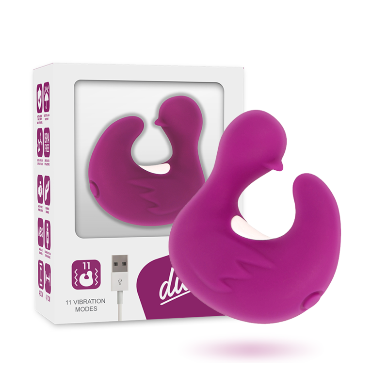 COVERME - DUCKYMANIA DÉ À COUDRE VIBRANT EN SILICONE RECHARGEABLE EN FORME DE CANARD