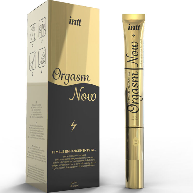 INTT LUBRICANTS - INTENSE VAGINAL MASTURBATING GEL WITH VIBRATOR APPLICATOR