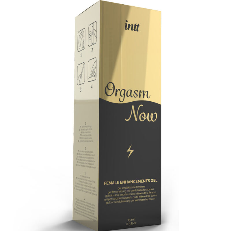INTT LUBRICANTS - INTENSE VAGINAL MASTURBATING GEL WITH VIBRATOR APPLICATOR