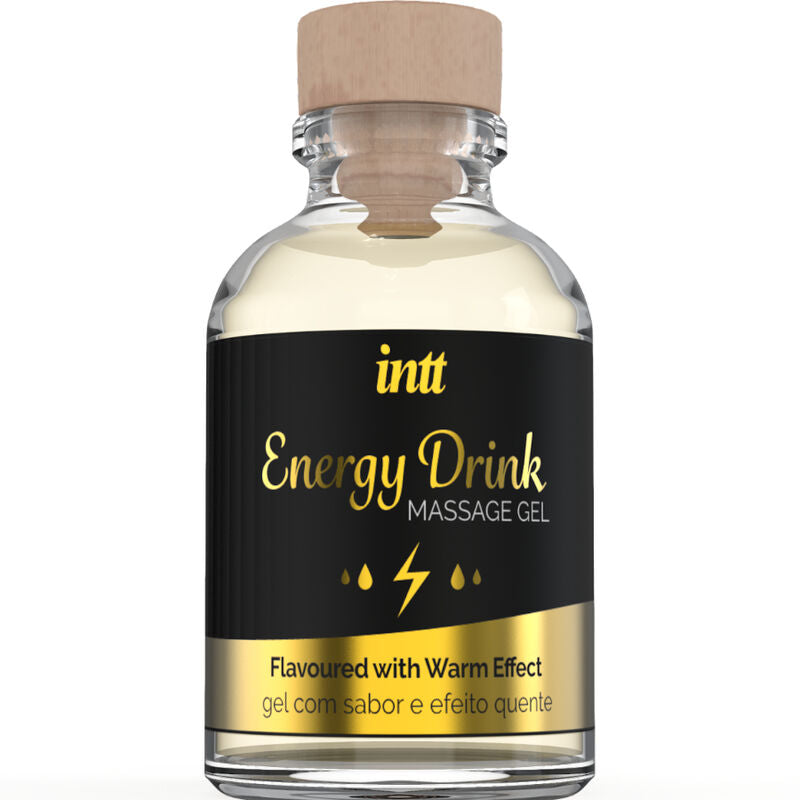 INTT MASSAGE & ORAL SEX - MASSAGEGEL MIT GESCHMACKSGEBENDEM ENERGY CA GETRÄNK UND WÄRMEEFFEKT