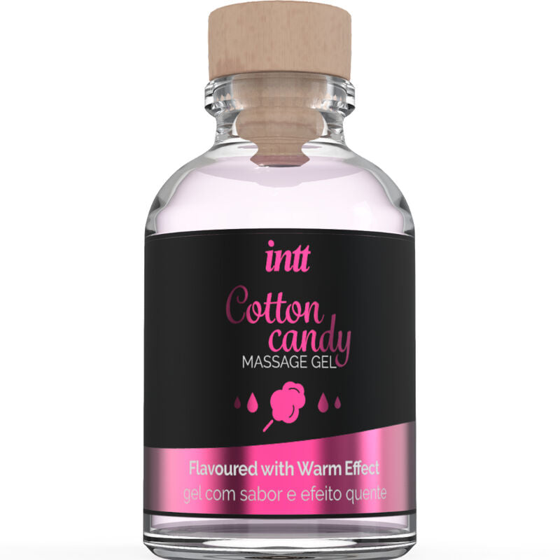 INTT MASSAGE & ORAL SEX - MASSAGEGEL MIT ZUCKERWATTEN-GESCHMACK UND WÄRMEEFFEKT