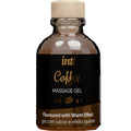 GEL DE MASSAGE INTT MASSAGE & ORAL SEX - EFFET CHAUD SAVEUR CAFÉ