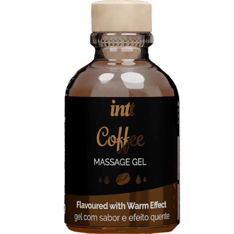 GEL DE MASSAGE INTT MASSAGE & ORAL SEX - EFFET CHAUD SAVEUR CAFÉ