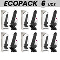 ECOPACK 6 STÜCK - BASECOCK REALISTISCHER VIBRATOR FERNBEDIENUNG SCHWARZ MIT HODEN 19,5 CM -O- 4 CM