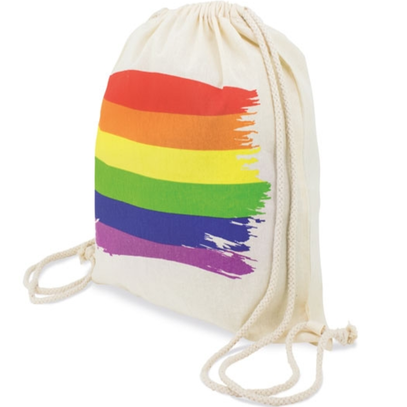 PRIDE - REGENBOGENFLAGGEN-RUCKSACK AUS BAUMWOLLE