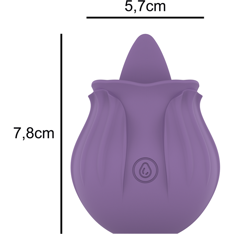 INTENSE - VIOLET CLITORIS STIMULATOR 10 VIBRATIONS LILAC