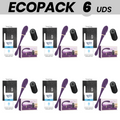 ECOPACK 6 EINHEITEN - TREASURE MERLIN DOPPELPAAR VIBRATOR FERNBEDIENUNG