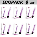 ECOPACK 6 EINHEITEN - GLOSSY LENNY VIBRATOR LILA