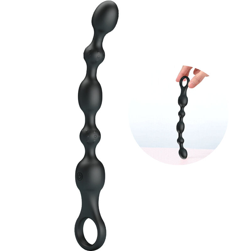PRETTY LOVE - VAN BOULES ANALES 10 VIBRATIONS SILICONE RECHARGEABLE