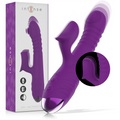INTENSE - VIBREUR MULTIFONCTION RECHARGEABLE IGGY HAUT ET BAS AVEC STIMULATEUR CLITORIDIEN VIOLET