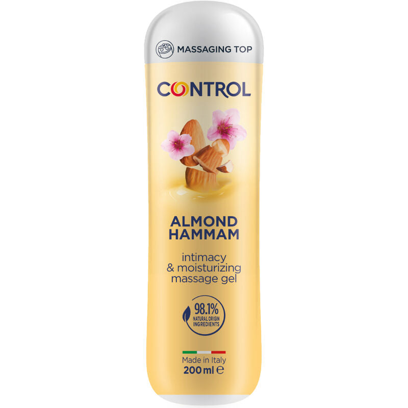CONTRÔLE - GEL DE MASSAGE HAMMAM AMANDE 3 EN 1 200 ML