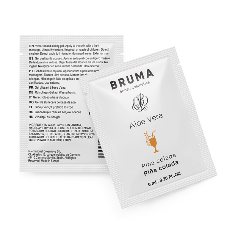 BRUMA - GEL LUBRIFIANT ALOE VERA SAVEUR PINA COLADA 6 ML