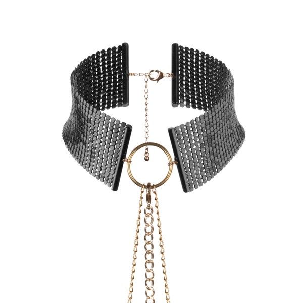 BIJOUX - DÉSIR MÉTALLIQUE SCHWARZE METALLHALSKETTE