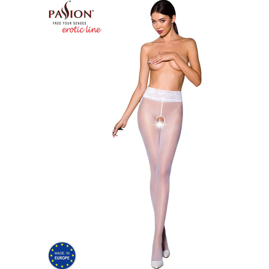 PASSION - COLLANT BLANC TIOPEN 008 1/2 30 DEN