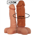 VIRILXL - RALLONGE DE PÉNIS EN SILICONE LIQUIDE V3 MARRON