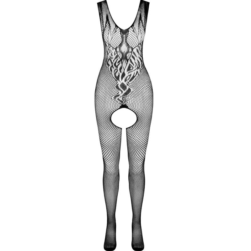 PASSION - BS098 BODY BAS EN RÉSILLE NOIR TAILLE UNIQUE
