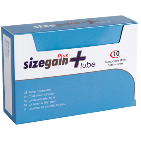 500 COSMÉTIQUES - GEL LUBRIFIANT EFFET FROID SIZEGAIN PLUS