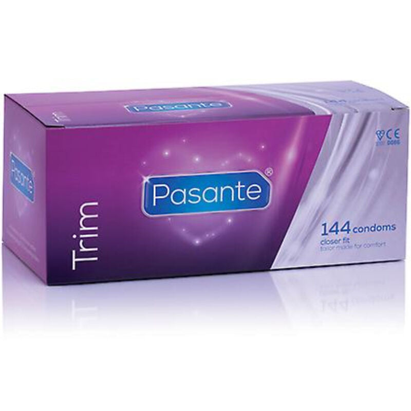PASANTE - CONDOMS TRIM CLOSER FIT BOX 144 UNITS