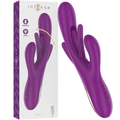 INTENSE - APOLO WIEDERAUFLADBARER MULTIFUNKTIONSVIBRATOR 7 VIBRATIONSMODI MIT SCHAUKELBEWEGUNG LILA