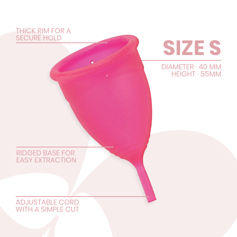 INTIMICHIC - COPPA MESTRUALE IN SILICONE MEDICALE - TAGLIA S