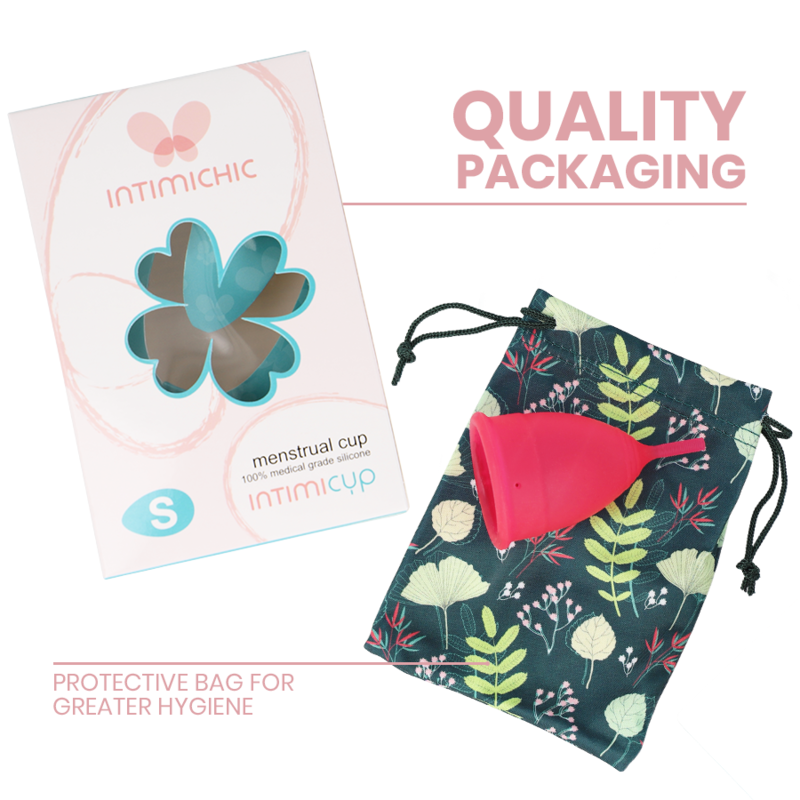 INTIMICHIC - COPPA MESTRUALE IN SILICONE MEDICALE - TAGLIA S