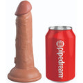 KING COCK - ELITE REALISTISCHER SILIKON-DILDO 15.2 CM KARAMELL