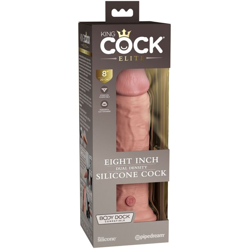 KING COCK - GODEMICHET RÉALISTE EN SILICONE ÉLITE 20,3 CM