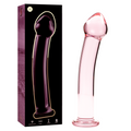 NEBULA SERIES BY IBIZA - MODEL 11 DILDO BOROSILICATE GLASS PINK 16 CM -O- 3 CM