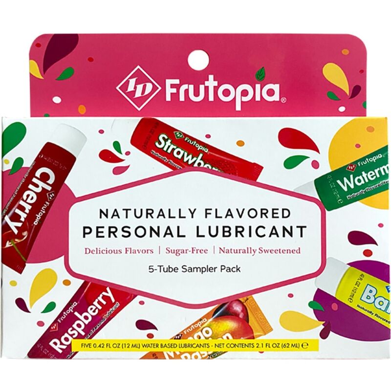 ID FRUTOPIA - PACK DE 5 LUBRIFIANTS ASSORTIS 12 ML