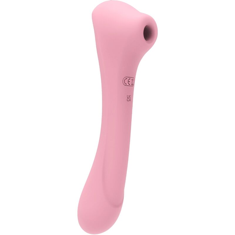 FEMINTIMATE - MASSEUR DAISY À SUCCION ET VIBRATEUR ROSE