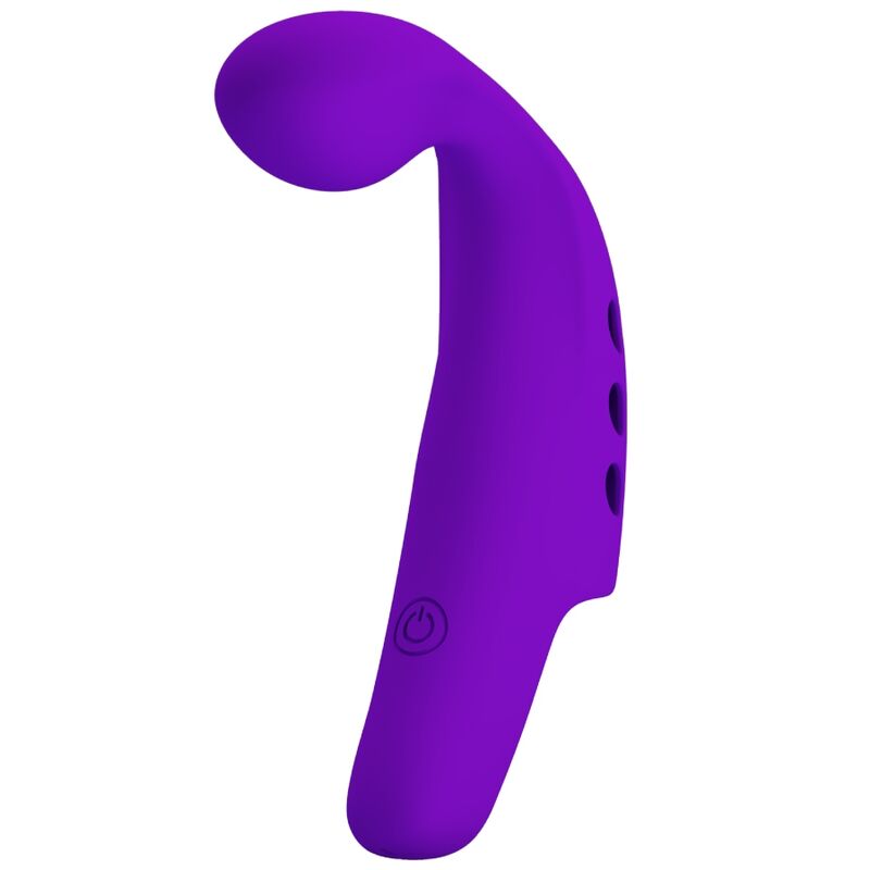 PRETTY LOVE - VIBROMASSEUR DE DOIGT RECHARGEABLE GORGON VIOLET