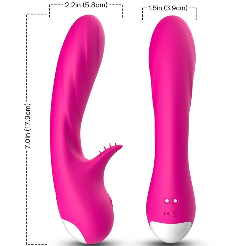 ARMONY - VIBREUR ROMANCE AVEC STIMULATEUR FUCHSIA