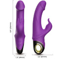 ARMONY - VIBRO-ANNULATEUR METEROR DILDO LAPIN VIOLET