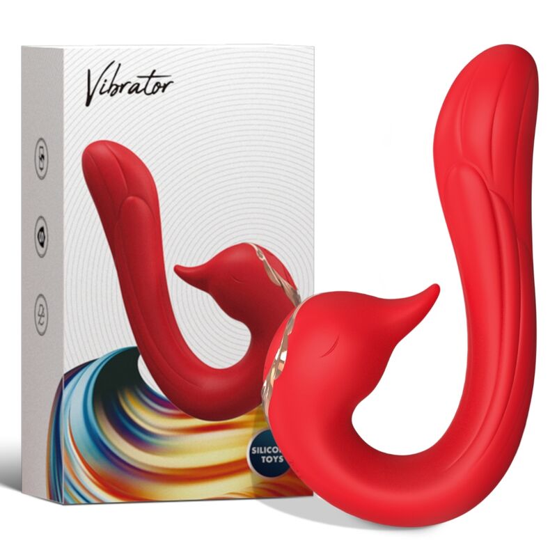 ARMONY - DELFIN VIBRATOR MULTI-POSITION & HEAT EFFECT RED