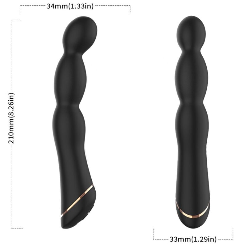 ARMONY - BAMBOO ADJUSTABLE VIBRATOR BLACK