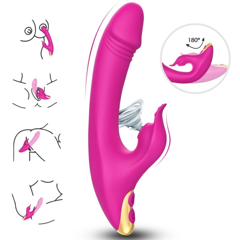 ARMONY - LOVE KLITORIS- & G-PUNKT-SAUGNAPF FUCHSIA