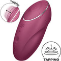 Satisfyer - Tap & Climax 1 Auflegevibrator Rot