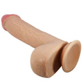 PRETTY LOVE - SLIDING SKIN SERIES REALISTISCHER DILDO MIT SLIDING SKIN SAUGNAPF HAUTFARBEN 23,4 CM