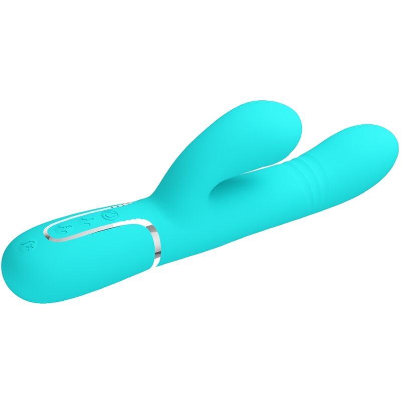 PRETTY LOVE - MULTIFUNKTIONALER G-PUNKT VIBRATOR AQUAGRÜN