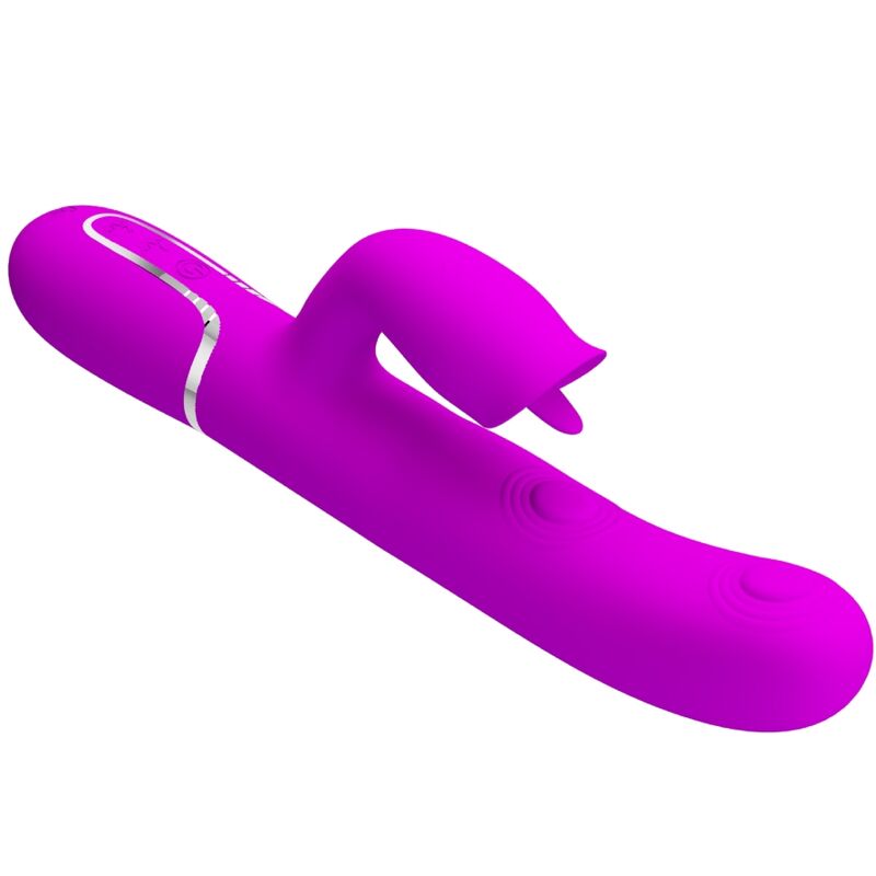 PRETTY LOVE - VIBREUR LAPIN À LANGUETTE FUCHSIA