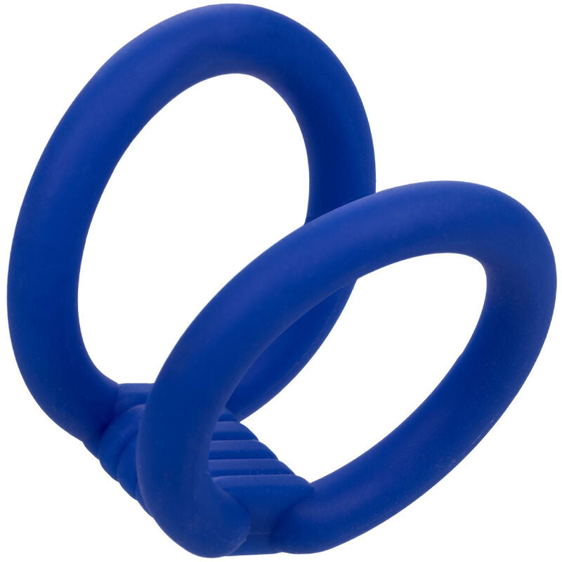 CALEXOTICS - ADMIRAL DOPPEL PENIS KÄFIG BLAU