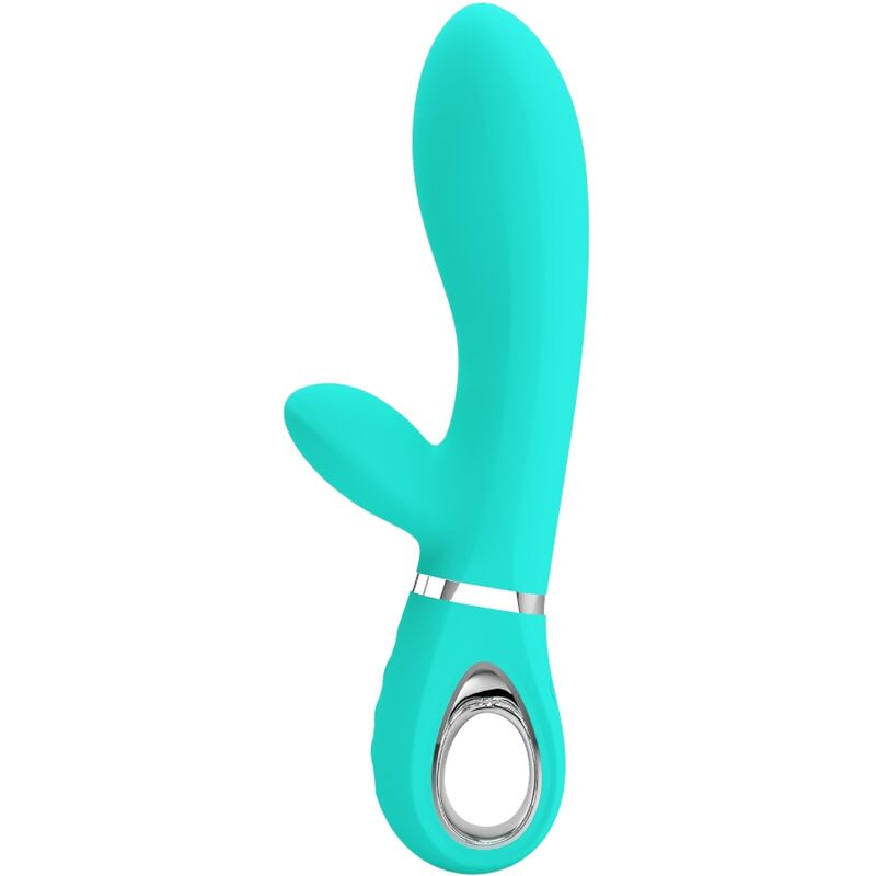 PRETTY LOVE - THOMAS VIBROMASSEUR MULTIFONCTION POINT G VERT AQUA